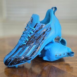 Adidas Adizero 12.0 Poison Football Cleats Men's 10.5 Panther Cyan Blue IG7209